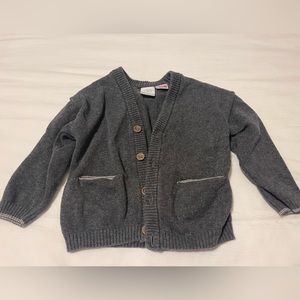Boys Zara gray button down cardigan. Great condition!
